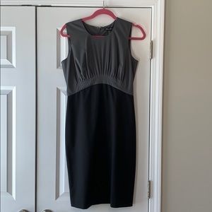 Black and gray business dress